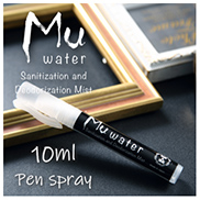 Mu water  -Sanitization & Deodorization Mist- Premium 次亜塩素酸水　ペンスプレー