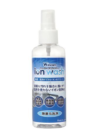 wincam ionwash 除菌・洗浄ができるイオン水クリーナー100ml スプレー